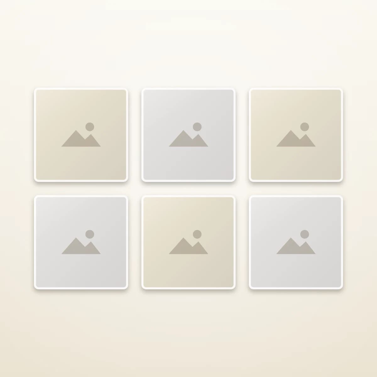 Acrylic Photo Mini Wall Gallery — Set of 6